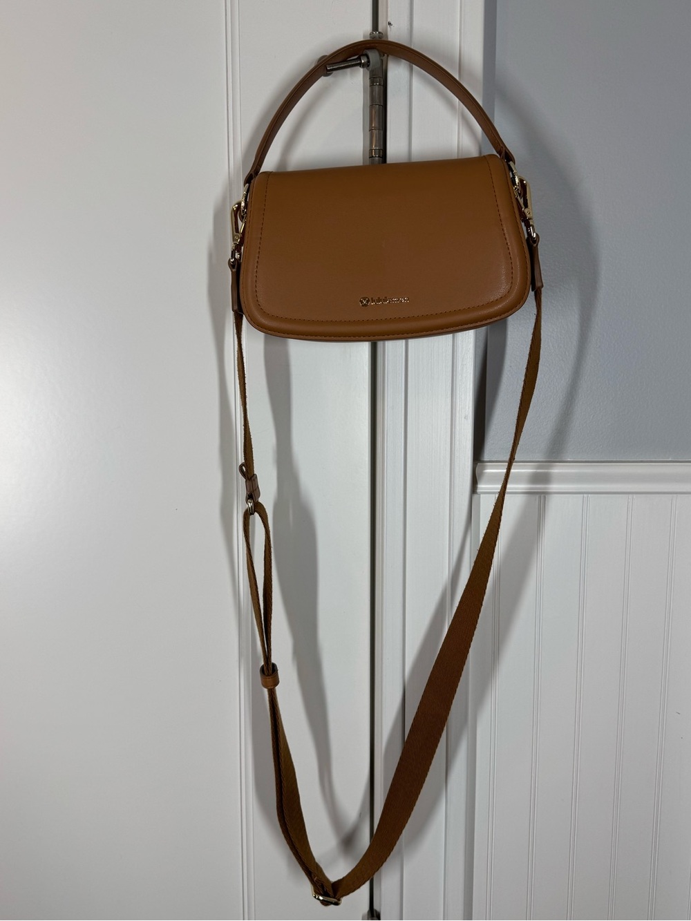 Lululemon Cactus Leather Mini Bag Beidge Crossbody Gold Hardware